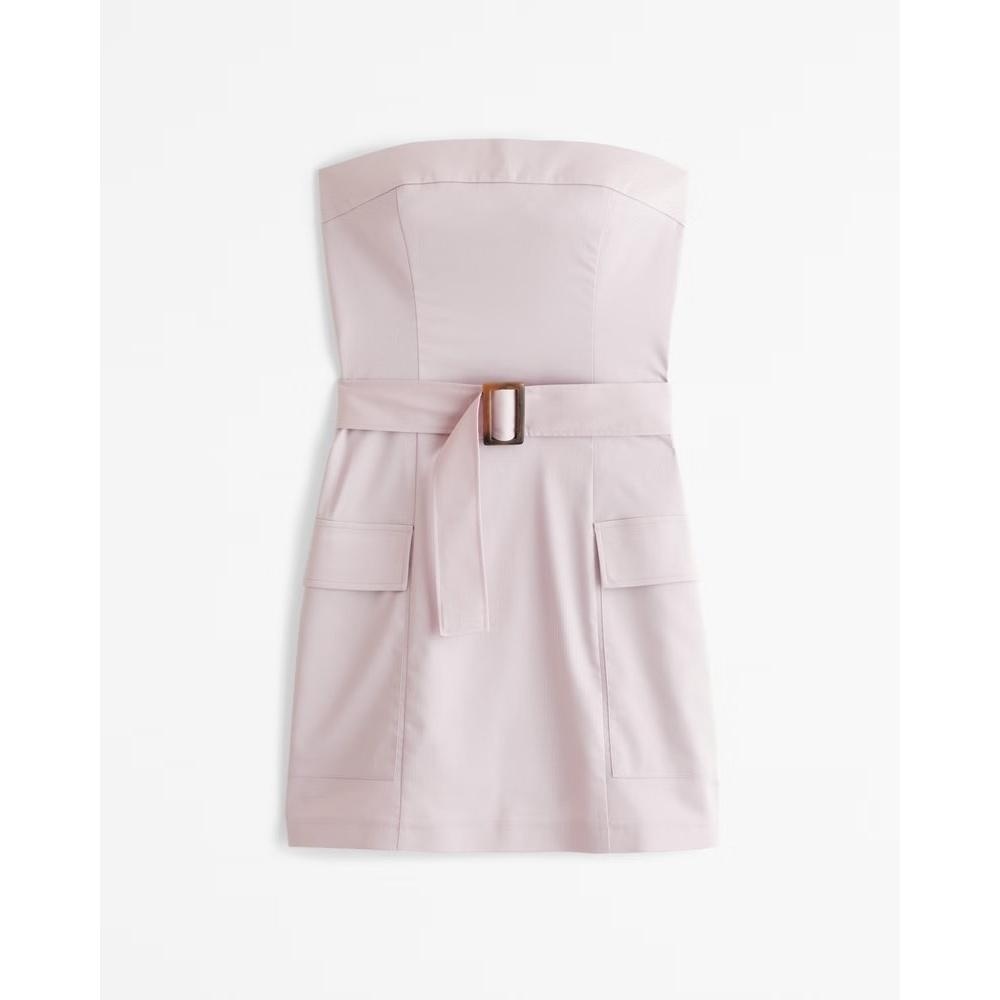 NWT Abercrombie Purple Utility Cargo Dress Medium